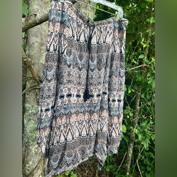 Tribal Print Neutrals Skirt - Picture 7 of 7